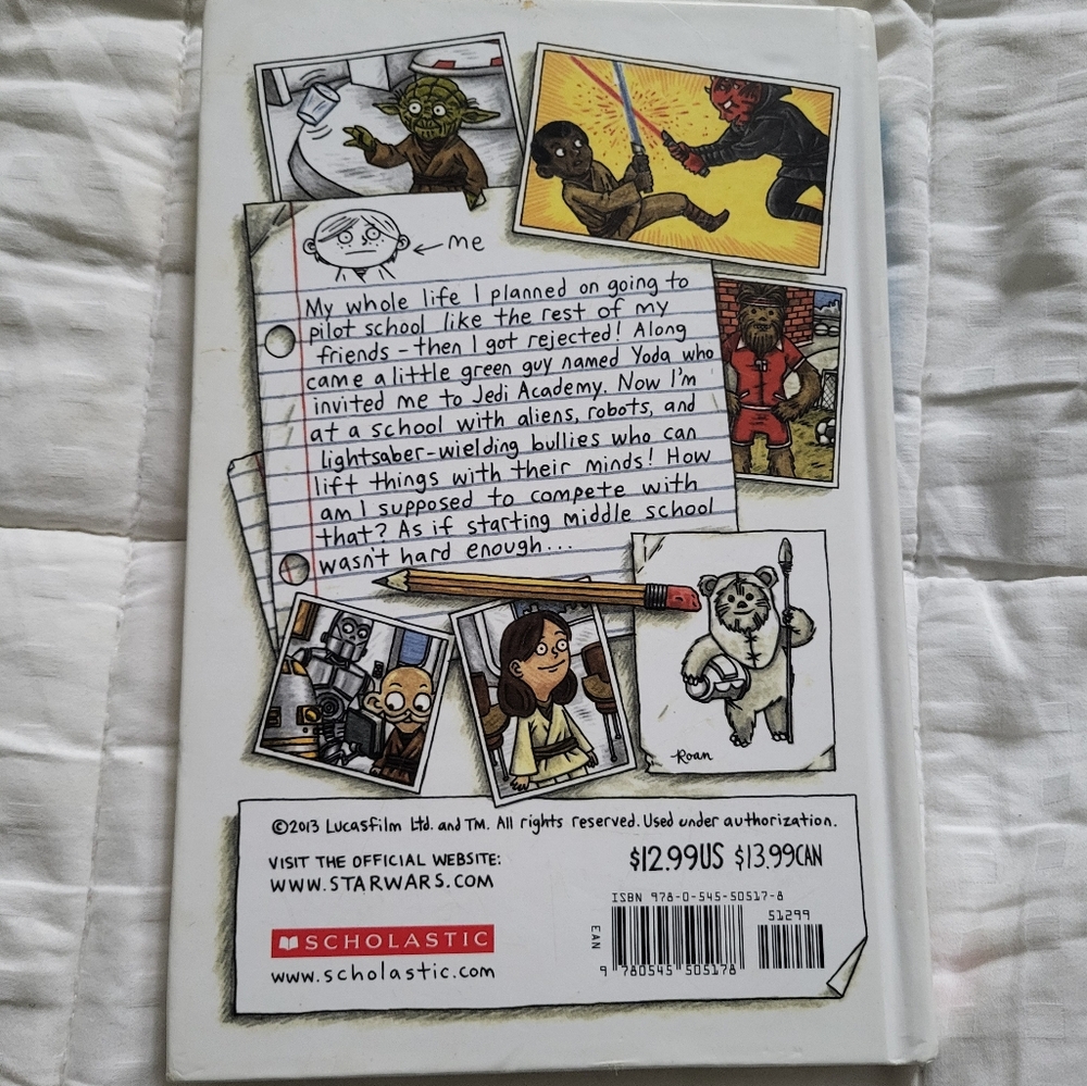 Star Wars Jedi academy hardcover book - Picture 2 of 2